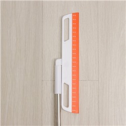 Швабра скребок Raccoon, 2-х секционный черенок из нержавеющей стали, 35×6×81 см