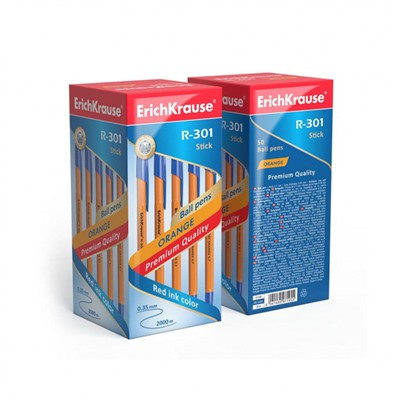 Ручка шариковая R-301 "Охра" 0.7мм 43194 синяя ErichKrause