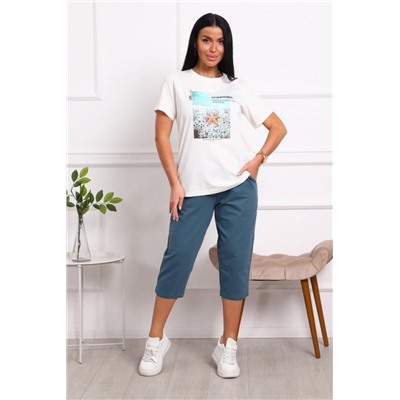 1049 Костюм (Экрю-синий)