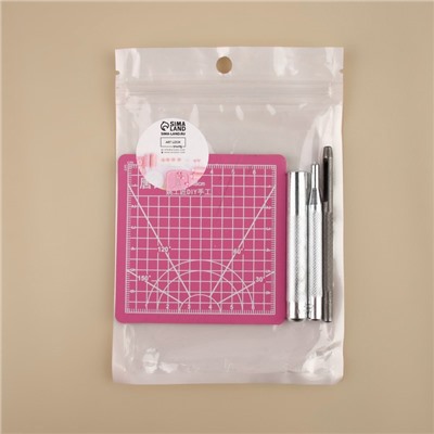 Набор инструментов для ручной установки S-образных кнопок, с матом, №831, d=15 мм