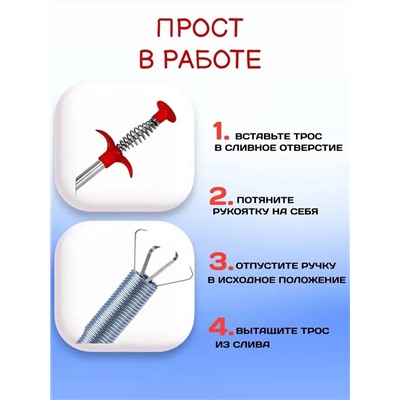 61225 Трос для прочистки труб