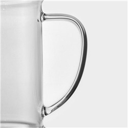 Кувшин стеклянный Magistro «Жакоб», 1.1 л, стакан в комплекте