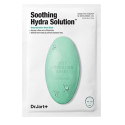 DR.JART+ - МАСКА ДЛЯ ЛИЦА С ЭКСТРАКТОМ АЛОЭ ВЕРА УСПОКАИВАЮЩАЯ DERMASK WATER JET SOOTHING HYDRA SOLUTION, 30 G