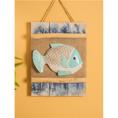 Панно плетёное «Рыбка», 24×4×55 см