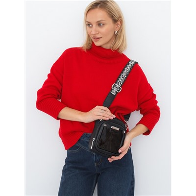 Сумка 2225-4 black Velina Fabbiana-Safenta