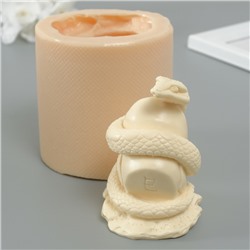 Силиконовый молд, форма для заливки «Змея. Кристалл мудрости», 8.5×6.5×5.5 см