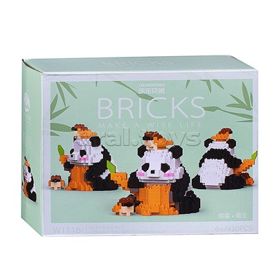 Конструктор "Панда" (430 дет.) в коробке
