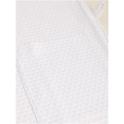 Халат вафельный женский SL HOME: Waffle «Блан де Блан», размер 42-44, белый