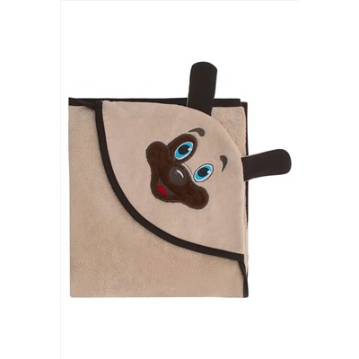 Детская полотенце накидка велюровая 90х100 НАТАЛИ, 1035163