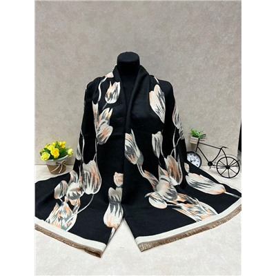 Мягкий палантин из кашемира мультицвет