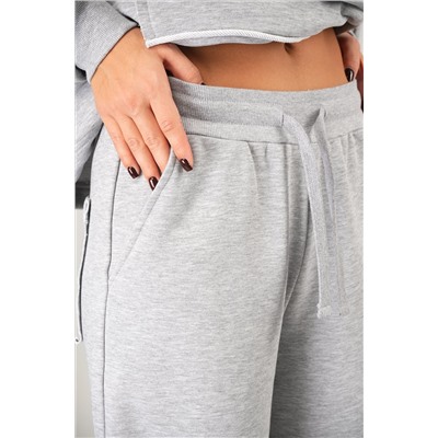 Женский костюм оверсайз из футера Happyfox