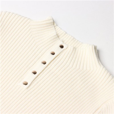 Свитер для девочек, цвет молочный, рост 134-140 см