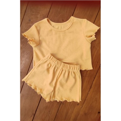 Костюм Пружинка короткий 33056 (Желтый)