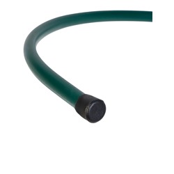 Кустодержатель для цветов, d=40 см, h=90 см, ножка d=1 см, металл, зелёный