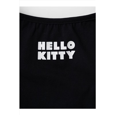 Комплект трикотажный для девочек: фуфайка (футболка), топ, шорты PLAYTODAY, 1240137