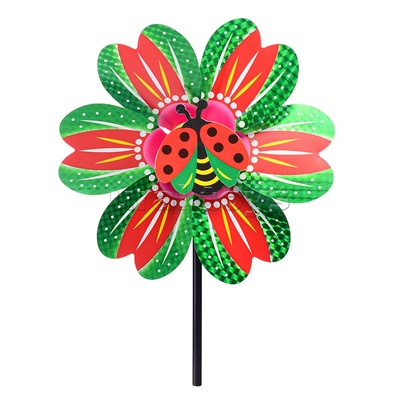 Ветерок "Божья коровка на цветке"