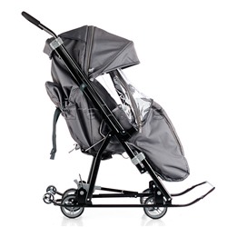 Санки-коляска Кидс 3-2Т (серебро)