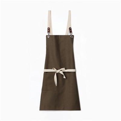 Фартук Этель Minimalist design, 60×70 см, лён 45%, хлопок 55%, 395 г/м²