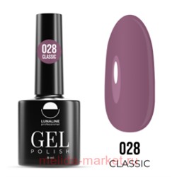 LunaLine Гель-лак для ногтей New Classic тон 028 сливовая помада 8 мл