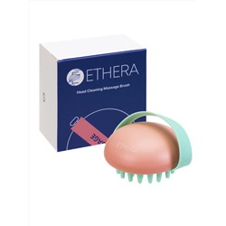 ETHERA Массажная силиконовая щётка для мытья головы, розовый 25243