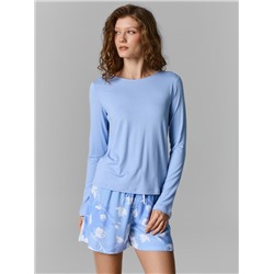 КОМПЛЕКТ ЖЕНСКИЙ (ДЖЕМПЕР, ШОРТЫ) 592660