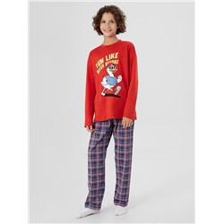 КОМПЛЕКТ ДЛЯ МАЛЬЧИКОВ (ЛОНГСЛИВ, БРЮКИ) 563334