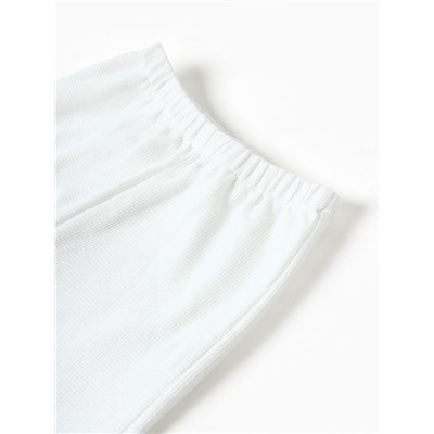 Брюки детские MINAKU, цвет молочный, рост 128 см