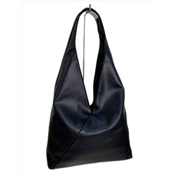 Женская сумка из искусственной кожи, цвет черный