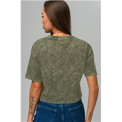 Женская укороченная футболка Happyfox