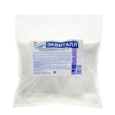 Порошок коагулянт осветлитель воды ЭКВИТАЛЛ, пакет 800 гр
