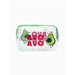 Пенал - косметичка Avokado beauty, 14×8 см, ПВХ