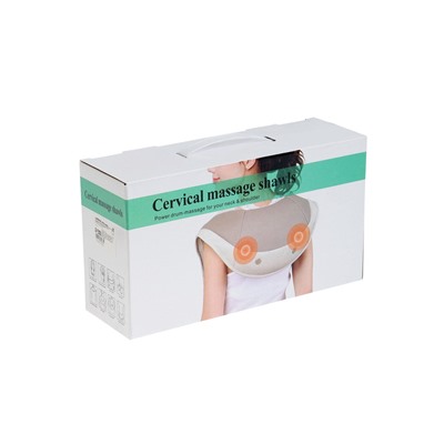 Массажёр для спины и шеи Luazon, наплечный, пульт, 99 режимов, 220 В