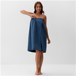 Полотенце - парео «Этель», 75×150 см, синее