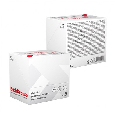 Клей-карандаш 30 гр ПВП (PVP) 48033 "Лёгкое склеивание" ErichKrause