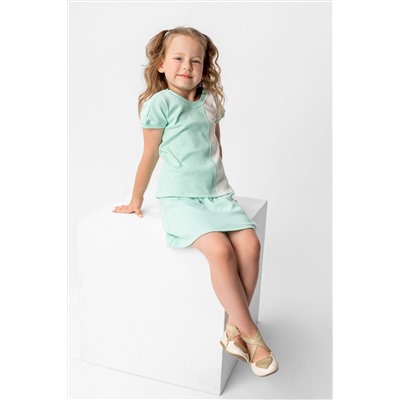 Костюм с юбкой Элис Мятный/молочный НАТАЛИ, 876332