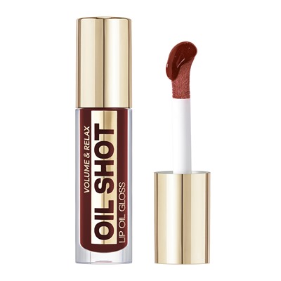 Масло-блеск для губ OIL SHOT volume & relax 305 Dark Truffle
