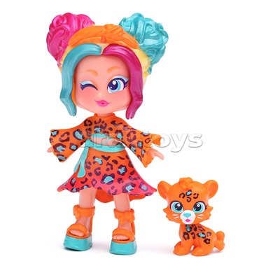 Игровой набор кукла Pets Party. Кукла Diana и питомец