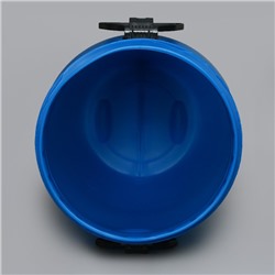 Фляга пищевая, 30 л, горловина 26 см, пластиковая, синяя, Open Top