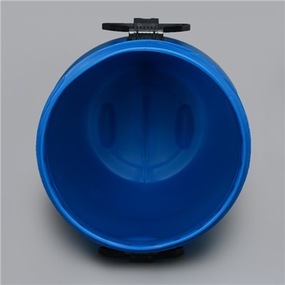 Фляга пищевая, 30 л, горловина 26 см, пластиковая, синяя, Open Top