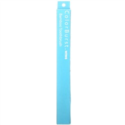 Wowe, ColorBurst, Bamboo Toothbrush, Blue, 1 Toothbrush