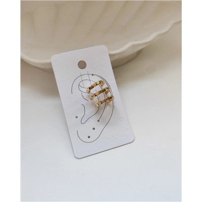 Серьги - кафф