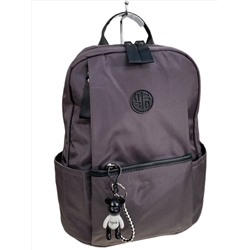 Женский рюкзак из текстиля, цвет серо-фиолетовый