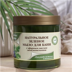 Мыло для бани «Целебные рецепты», зеленое, 500 мл