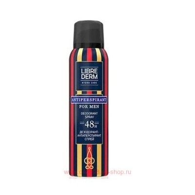 LIBREDERM For Men Дезодорант-антиперспирант 48 часов спрей 150 мл