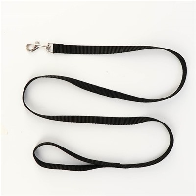 Шлейка с поводком «Базис», 32-46×1.5 с, поводок 120×1.5 см, чёрная