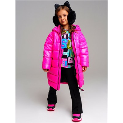 Пальто текстильное с полиуретановым покрытием для девочек