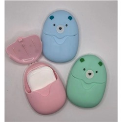 Мыло одноразовое. Гигиенический набор в дорогу. 50 листов в пачке