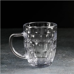 Пивная кружка «Высшая лига», 500 мл, 13.5×9.5×12 см, стекло, рисунок МИКС