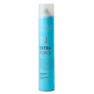 DEW Professional Лак для волос экстрасильной фиксации / 15 in 1 Extra Force, 500 мл