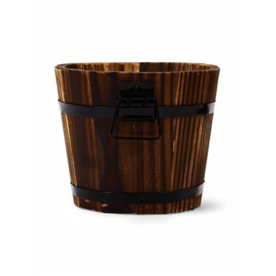 Набор кашпо для цветов, 22×18×14 см, деревянный, 3 шт.